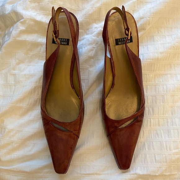 STUART WEITZMAN kitten heels size 6.5-7 - Picture 2 of 2